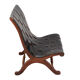 1950s chair in leather, Pierre Lottier