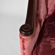 Art Deco Salon by Paul Follot in pink velvet, circa 1920