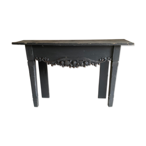 ancienne console bois