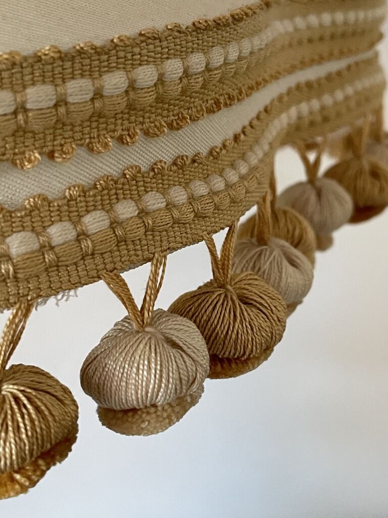 Large white marble lamp