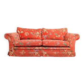 Vintage sofa bohemian style Terracotta flowers