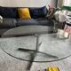 Glass coffee table