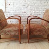 English armchair couple art deco