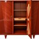 Armoire en bois verni et marquetterie