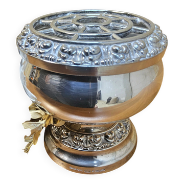Vintage silver-plated English rose bowl (rose vase) Ianthe