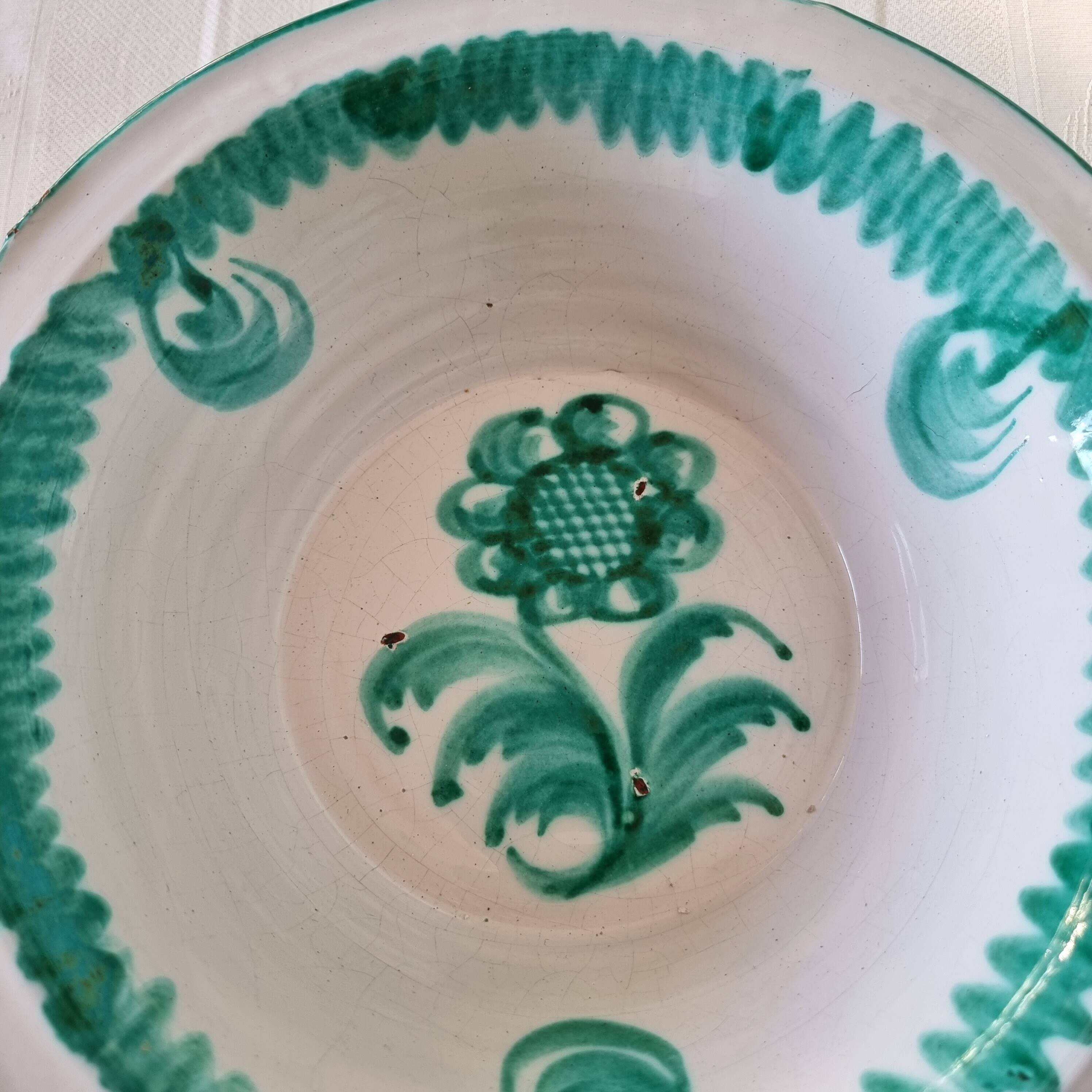 Ancient basin of Fajalauza (Granada) | Glazed clay. 1970s