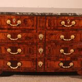 Dauphiné commode from the Louis XIV period in olive wood marquetry.