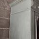 Old 2-door bookcase with chalk paint blue patina