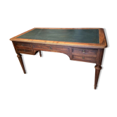 Late nineteenth century desk with retractable side shelves Louis XVI style
