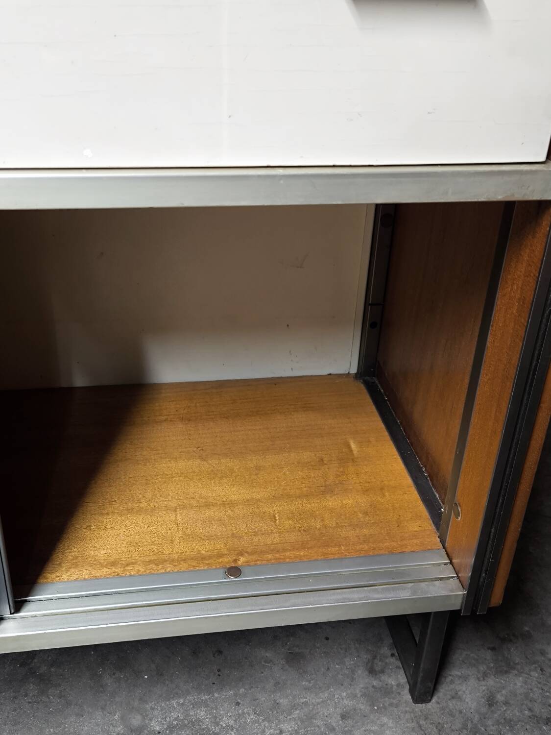 Vintage EFA bookcase and shelves by Georges Frydman