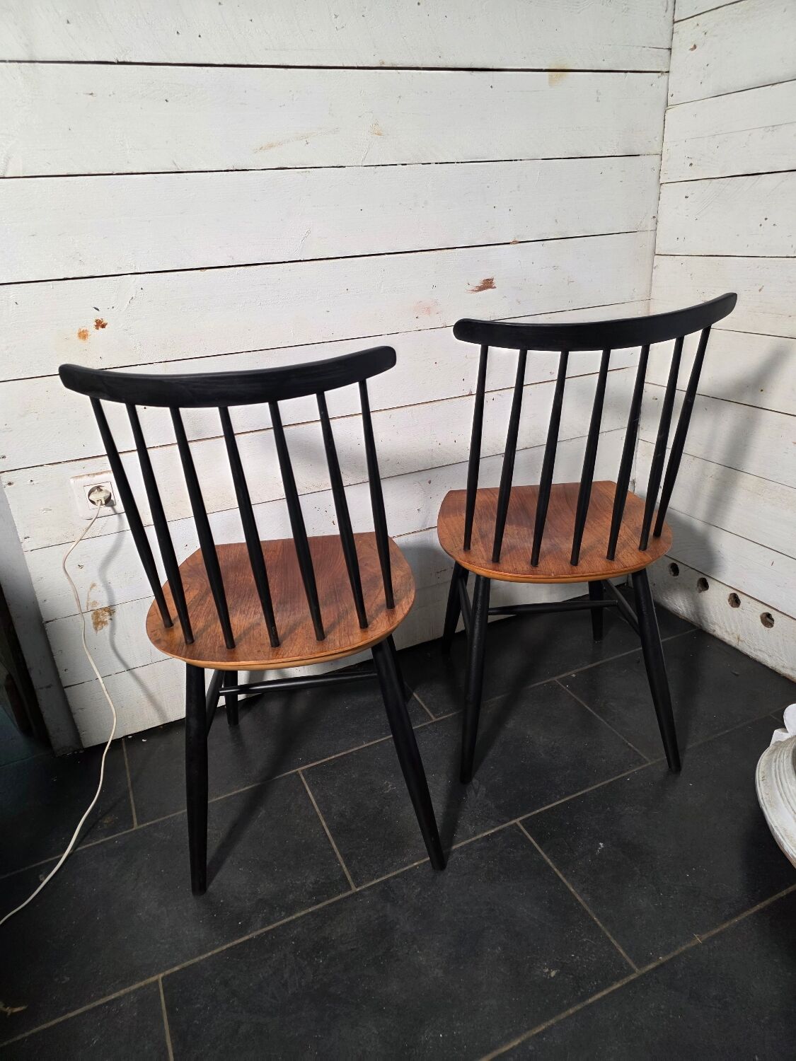Pair of Scandinavian chairs Fanett by Ilmari Tapiovaara, 1960s