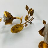 Wall Lamps Wall Lamps Lamp Roses Hollywood Regency Design 50s