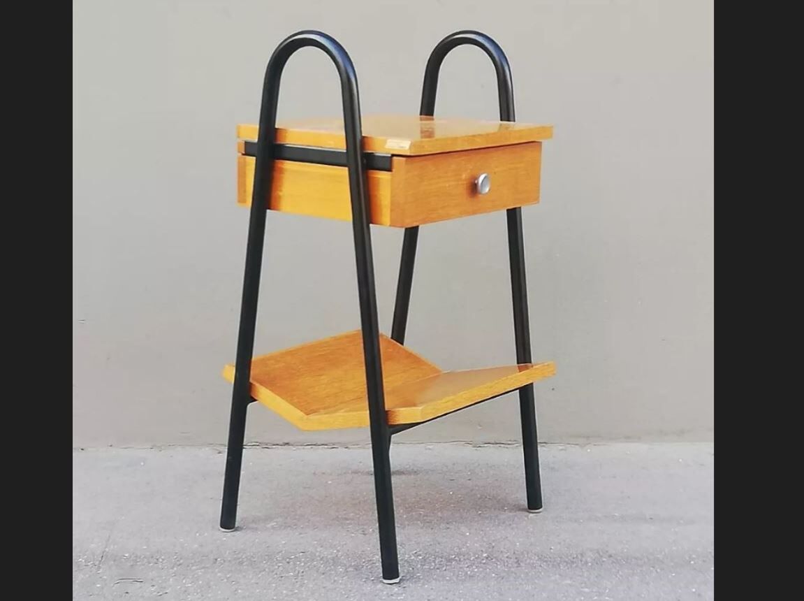 Modernist bedside table 50s