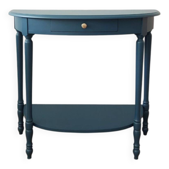 Console demi-lune Bleu Maupiti
