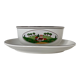 Saucière ovale Design Naïf sur son présentoir en vitro-porcelaine de Villeroy & Boch