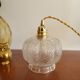 Moulded glass globe walking lamp