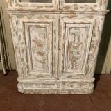 Showcase furniture style lacquered wood XX century