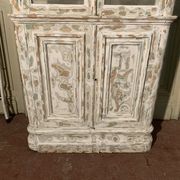 Showcase furniture style lacquered wood XX century