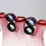 Anzolo Fuga for AVeM rare vase with rings, 1960s