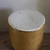Vase, Glazed Vintage Stoneware Pot for Interior Use