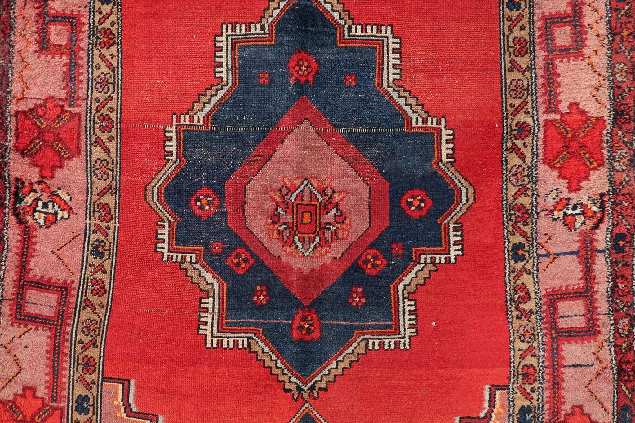 Antique 1920s Persian Malayer rug 127cm x 220cm - 1C1252