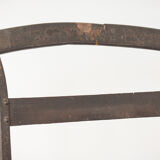 Paire de chaises pliantes français antiques