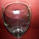 Vase obus en verre soufflé vintage 30cm