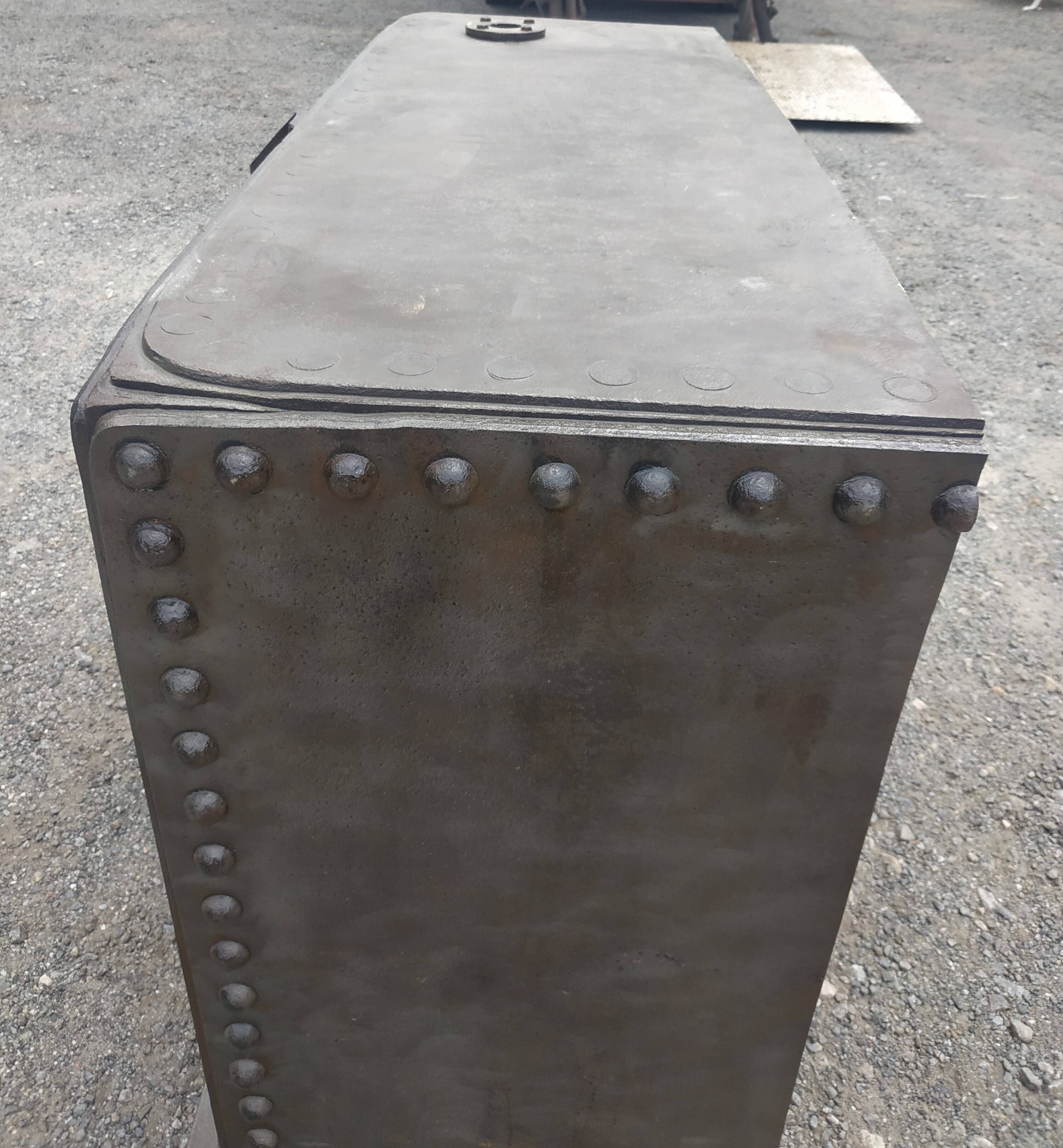 Industrial riveted iron bar