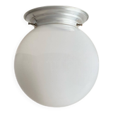 Ceiling light globe white opaline glass wall light aluminum base LAMP-7400