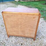 Compass foot chest of drawers