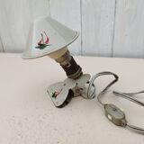 Lamp mushroom clip painted sheet metal