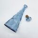 Carafe "fonds marins" verre bleu – Empoli, 1970s