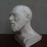 Pascal Boureille (1909-1999) Bust sculpted in plaster Male doctor