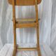 chaise enfant design bois clair