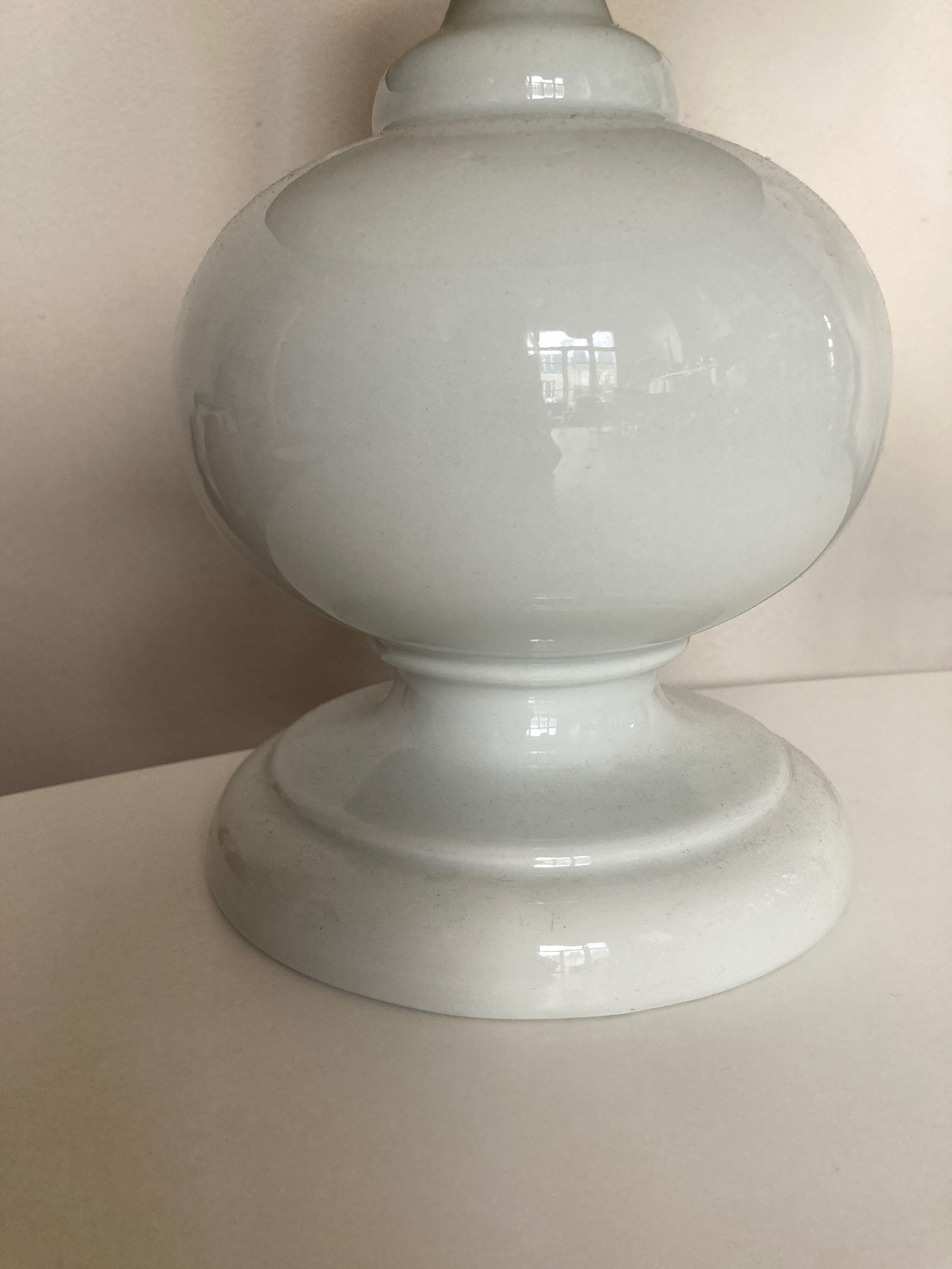 Baluster lamp ceramic italian design 1960