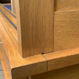 Vintage wardrobe with compass feet 1960