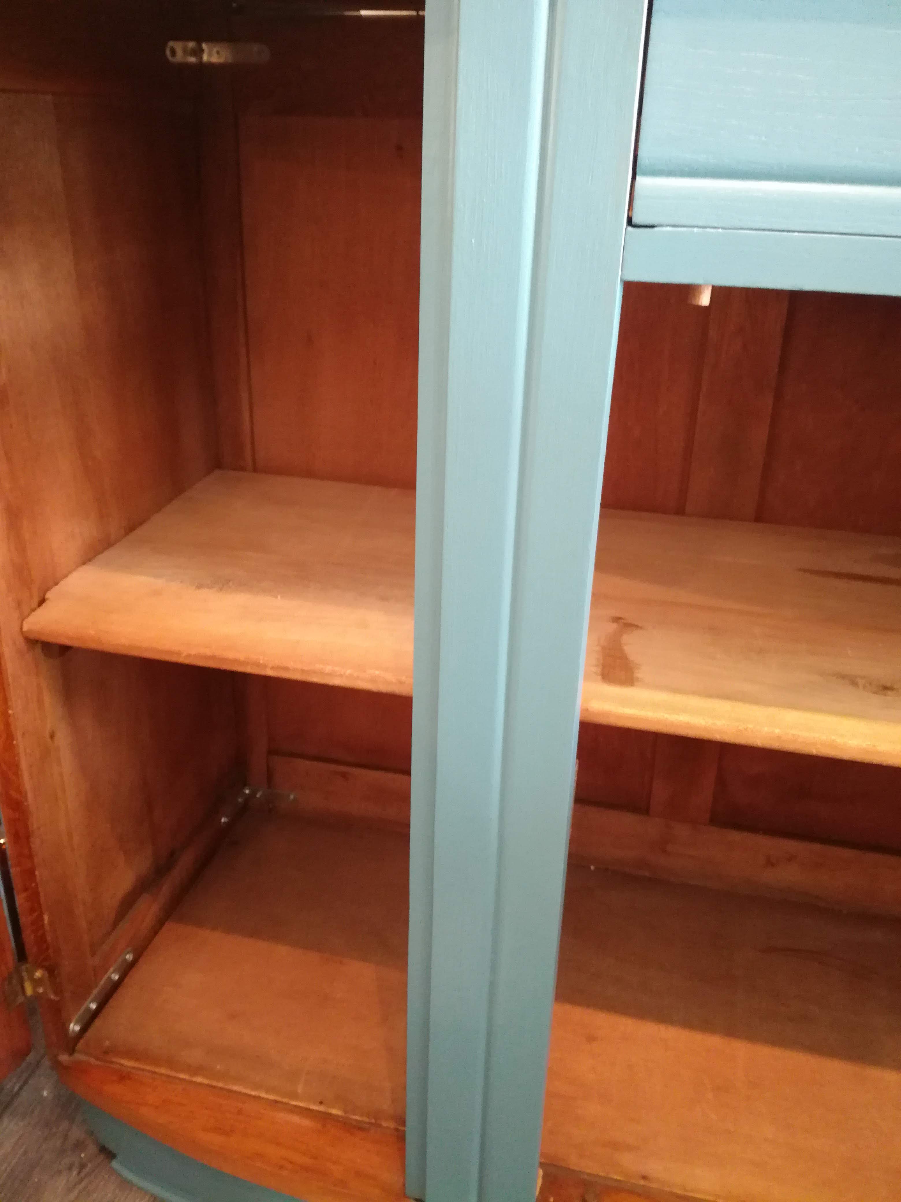 Buffet art deco blue storm