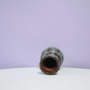 Blue & brown West Germany vase