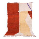 Handmade wool Berber rug 250x150 cm