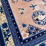 Handmade chinese vintage carpet 123x186 cm