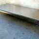 Table basse en inox industrielle