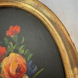 Duo of paintings "bouquet of flowers"
