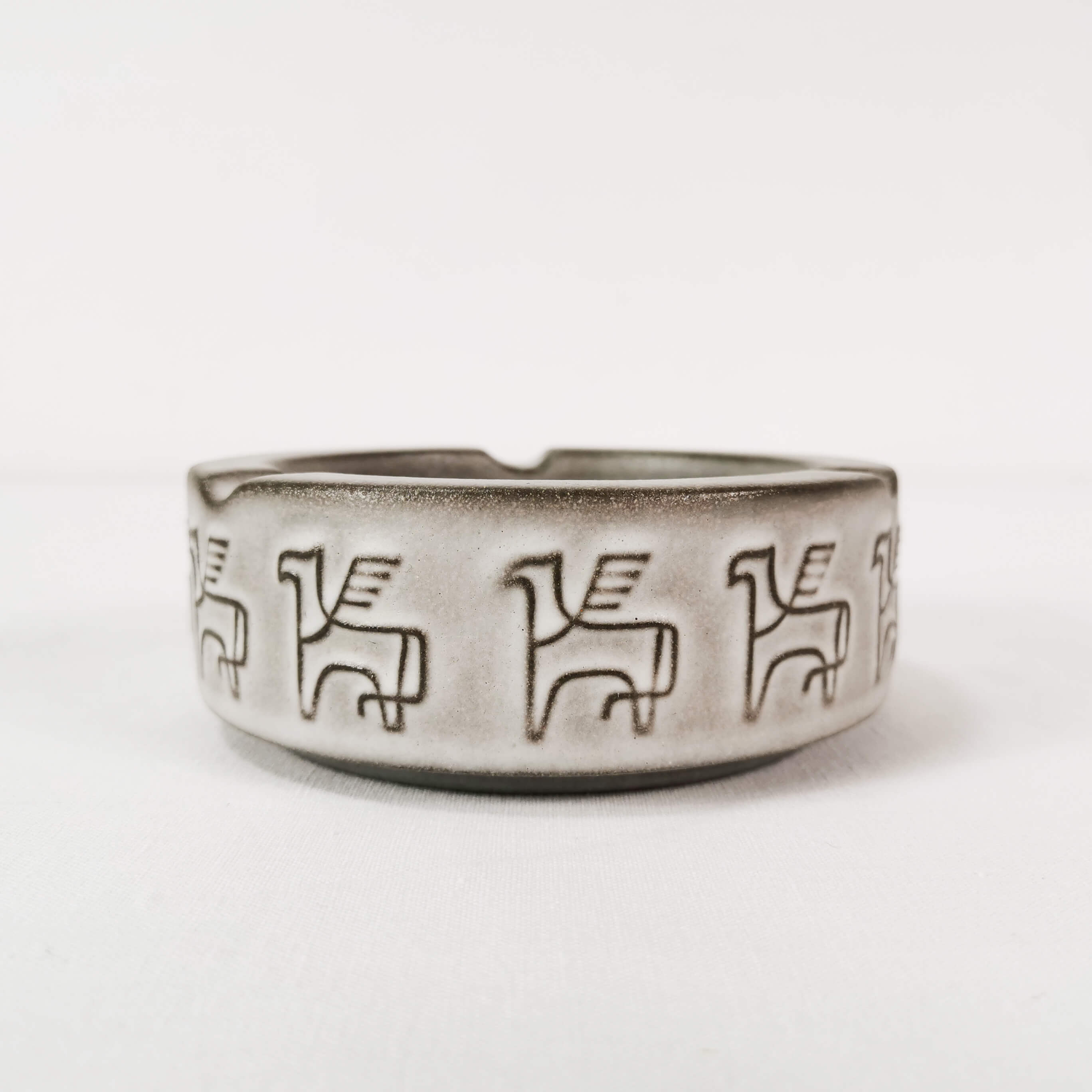 Ceramic ashtray, Karlsruher, 1970s