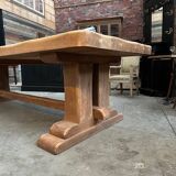 Very large solid oak farmhouse table
