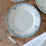 Antique dessert plates-iron ground