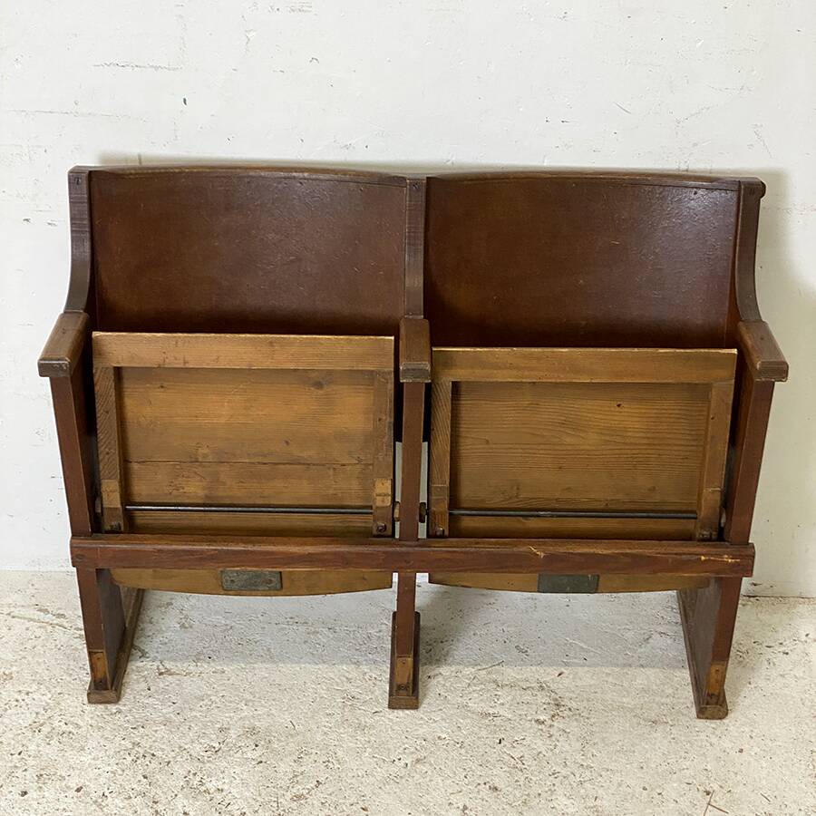 Wooden cinema seat 1930