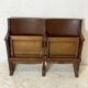 Banquette de cinéma en bois 1930