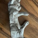 Cat sculpture. Sandstone. Actual size