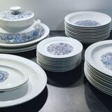 Table service 38 pieces in Spanish porcelain Pontesa