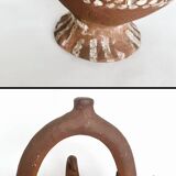 African terracotta tealight holder